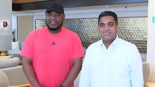 Visita al ex grandes ligas Edwin Encarnación en el hotel Hilton de La Romana [upl. by Nathanson]