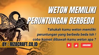 Weton Jawa Menurut Tanggal Lahir Primbon Jawa Lengkap [upl. by Wallford926]