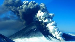 Pavlof Volcano Erupts in Alaska [upl. by Dajma]