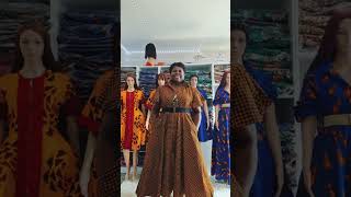 Tenue Africaine Robe élégante évasée longue en wax pagne Fabulous Ankara casual dress [upl. by Yllak851]