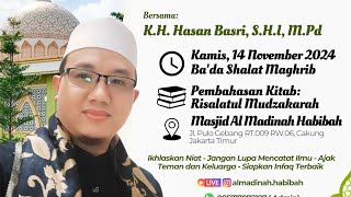 KH Hasan Basri MPd  Risalatul Mudzakarah [upl. by Adnamahs]