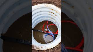 Sewage treatment plant installation blockage blockeddrain drainage septictanktv draindoctor [upl. by Plante954]