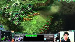 Dragon Defending Baneling Allin  Starcraft 2 [upl. by Esau]