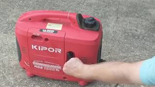 Kipor KGE 1300TC Portable Generator Camping Mate  Pinehog [upl. by Raymund393]