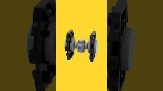 LEGO Micro Star Wars TIE Fighter MOC  Speed Build Animation [upl. by Anitsirhcairam]