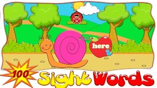 100 Sight Words  Dolch Sight Words for Preschool and Kindergarten [upl. by Suelo]