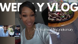 Weekly Vlog My 3 year wedding anniversary weekend 2 Chainz Car Show Video Shoot [upl. by Nileve]