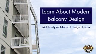 Modern Balcony Design with Prefabricated Aluminum Balconies [upl. by Malley]