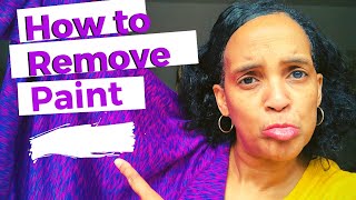 How to Remove Paint from Clothes [upl. by Aisenet]