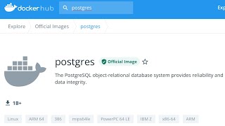 Install Latest Postgres DB on Docker with Terminal Command Line Linux Ubuntu Mac Windows [upl. by Nehgaem]