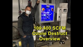 Ozone Water Systems  100400SCFM Ozone Destruct Overview [upl. by Lonni]