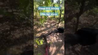 Steep Hill mountain biking MountainBiking SteepHill Outdoors Nature Stunt Dangerous [upl. by Nathanil]