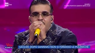 Geolier dopo Sanremo non si fermano le polemiche  La vita in diretta 13022024 [upl. by Ahsenrat]