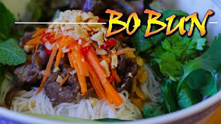 Recette vietnamienne  BO BUN  Le Riz Jaune [upl. by Engis12]