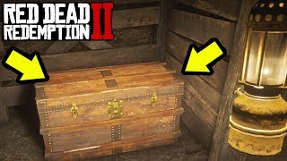 HIDDEN CHEST LOCATION WITH SECRET ITEM in Red Dead Redemption 2 RDR2 Legendary Animals [upl. by Joktan]