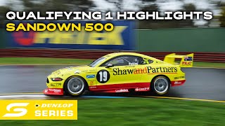 Qualifying Race 1 Highlights  Penrite Oil Sandown 500  2024 Dunlop Series [upl. by Karol657]