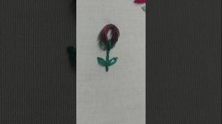 How to make simple and easy embroidery flowers handmade flowerembriodery [upl. by Rourke]