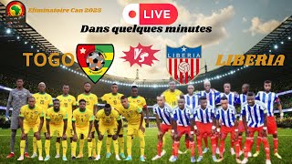 LIVE TOGO 0  LIBERIA 0 Eliminatoire CAN 2025 [upl. by Ecadnac]