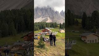 Geisler Alm Dolomites Italy 🇮🇹 otaly short travel couple [upl. by Read]