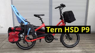 Tern HSD P9  das kompakte Lastenrad für den Alltag [upl. by Areik784]