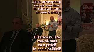 Biserica nu are voie să stea ca o pisică în poala politicii  Vladimir Pustan biserica politic [upl. by Nekcarb]