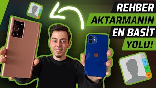 Rehber nasıl aktarılır Android telefona geçiyorum 1 [upl. by Nwadahs353]