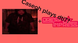 Caseoh playing dti for 31 secs straight 🥰 [upl. by Refeinnej]