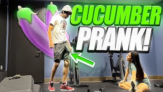 🥒CUCUMBER PRANK 🥒 IN GYM GONE GOOD [upl. by Morganstein]