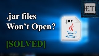 How to Run Executable Java jar Files in Windows [upl. by Cruce]