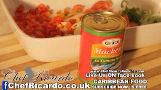 Tin Mackerel In Tomato Sauce amp Spaghetti  Recipes By Chef Ricardo [upl. by Eiramnna]