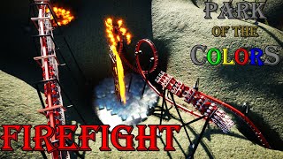 Planet Coaster Firefight Park of the Colors [upl. by Nnahs]