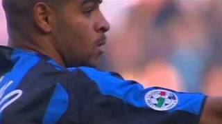 FC Internazionale  Doppietta di Adriano vs Udinese [upl. by Ahsitan]