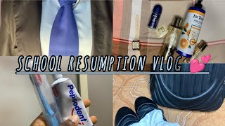 SCHOOL RESUMPTION VLOG 💕GRWMMORNING VLOG 🌸 Episode 2 [upl. by Kakalina]