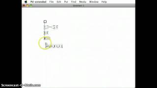 Pure Data Tutorial 05  Using the Select Object [upl. by Tennos595]