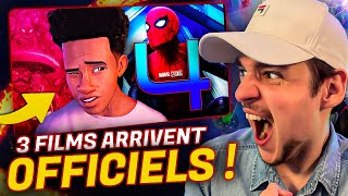 SPIDERMAN 4 ARRIVE OFFICIELLEMENT avec un FILM MILES MORALES en live action [upl. by Aititil]