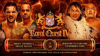 Hiroshi Tanahashi amp Tomohiro Ishii vs TMDK at Royal Quest IV [upl. by Gosselin]