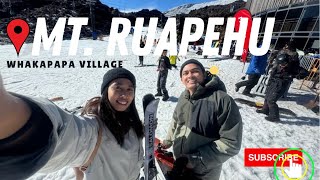 A Day in the snow  Mt Ruapehu Whakapapa Village First time Snowboarding and Skiing [upl. by Fiore]