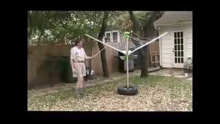 Juwel NovaPlus Rotary Outdoor Umbrella Clothesline [upl. by Tenay]