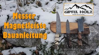 DIESER Messerhalter ist MAGIC  Eine Magnetleiste für Messer selber bauen [upl. by Albie]