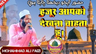 Huzoor Aapko Dekhna Chahta Hu New 2024 Naat  Mohammad Ali Faizi muhammadalifaizi naatsharif [upl. by Delmer598]