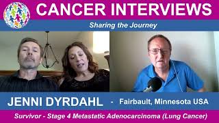 Jenni Dyrdahl  Stage 4 Metastatic Adenocarcinoma Lung Cancer Survivor  Fairbault Minnesota USA [upl. by Suinotna755]