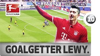 Robert Lewandowski  Top 10 Most Spectacular Bundesliga Goals [upl. by Hake]