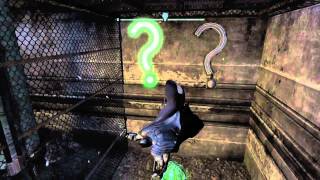 Batman Arkham City Bowery Riddler Trophy 13 [upl. by Merci672]