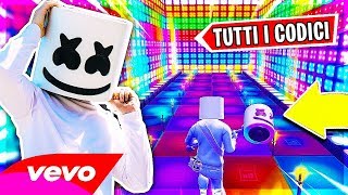 TOP 10 CANZONI CREATE su FORTNITE MUSIC BLOCKS Marshmello  ALONE  Fortnite ITA [upl. by Aneladgam]