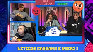 LITIGIO CASSANO VS VIERI 💣🔥💥BOBO TV 📺 SE NE DICONO DI SANTA RAGIONE ASCOLTATE🔊 [upl. by Schaper]