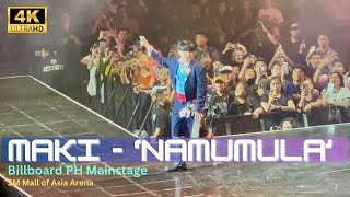 FANCAM MAKI  Namumula Performance at Billboard PH Mainstage SM MOA Arena 101524 [upl. by Dolf]