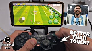 eFootball 2024 Mobile with PS2 Controller Android Gameplay HD [upl. by Irrabaj921]