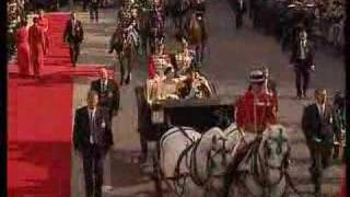 Frederik amp Mary of Denmarks Wedding Carriage Ride [upl. by Latoniah]