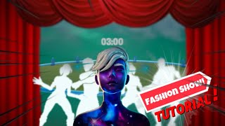 HOW TO MAKE A FASHION SHOW MAP IN FORTNITE 2025 [upl. by Hayidah]