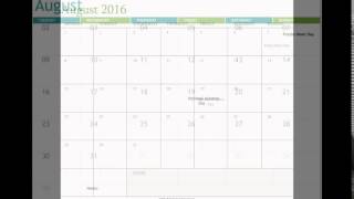 Free August 2016 Printable Calendar Template [upl. by Simona]